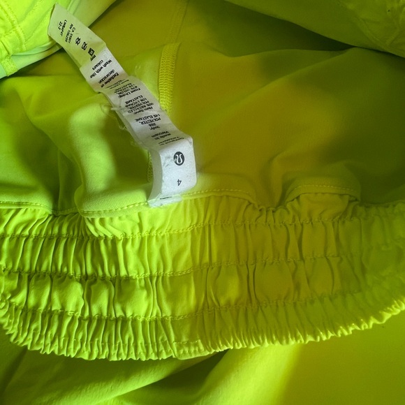 lululemon athletica Neon Yellow Mini Skirt - Picture 6 of 6